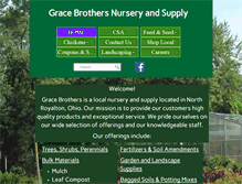 Tablet Screenshot of gracebrosnursery.com